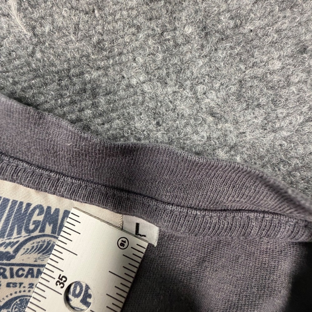 Jungmaven Ace Hotel Hemp Organic Cotton Graphic Tee Gray Mens Large USA Made 741 - Picture 4 of 6